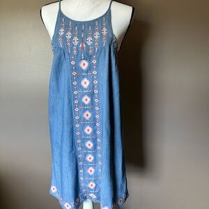Hollister Blue Spaghetti Strap Sundress Mini size M
